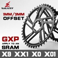 Wuzei 1mm 3mm 6mm offset chainring 30t- 42t mtb xe đạp xích xe đạp leo núi gxp sprockets cho sram x9 xx1 x0