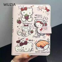 Wuzia Photocard Binder, Da PU 3 inch A5 Kpop Idol Album Ảnh, Thời Trang Hello Kitty Hoạt Hình Photocard Bộ Sưu Tập Sách