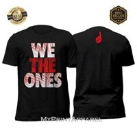 Wwe The Bloodline We The ONES Wrestling Fan Áo thun ngắn tay in hình cổ tròn 100% Cotton cao cấp