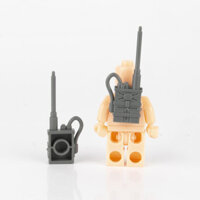 Wwiii Quân Sự Minifigure Pie Piece Hạt Nhỏ Lắp Ráp Khối Xây Dựng Quân Đội Hoa Kỳ BC1000 Radio Walkie @ -