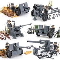 Wwiii Tương Thích Lego Quân Sự Minifigure Quân Đội Liên Xô Durio Pháo Máy Bay Mô Hình Pháo Cảnh Phù Hợp Với Đồ Chơi Cannonball