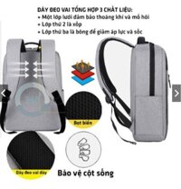 {WWK backpack} Balo laptop, túi đựng laptop, máy tính chống sốc balo thời trang nam nữ dành cho học