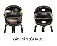 {WWK backpack} Balo nữ mini thời trang da mềm 3in1 nhiều ngăn tiện dụng, đeo 2 kiểu balo và túi đeo