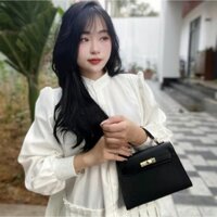 {WWK backpack} [Tặng Kèm Khăn] Túi Đeo Chéo Nữ HM Cao Cấp Siêu Xinh Dễ Phối Đồ Size 21 Yu78