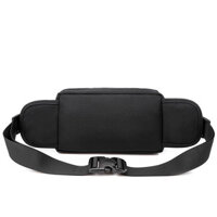 {WWK backpack} Túi đeo bụng size lớn -Túi thu ngân nhiều ngăn Vải bố 2 màu chống thấm nước cao cấp