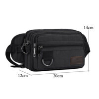 {WWK backpack} Túi Đeo Hông Đeo Bụng Nam Nữ Thời Trang Chống Trầy Xước Có Ngăn Đựng Tiện Dụng PuAnt