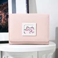 {WWK backpack} VÍ NGẮN NỮ CẦM TAY GẤP GỌN HỌA TIẾT HÌNH CHỮ NHẬT CON VẬT V623 KIỂU DÁNG DỄ THƯƠNG