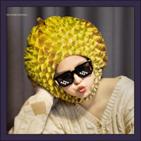 [Wx] Mũ Trái Cây Mô Phỏng Mũ sầu Riêng Dễ Thương Ngộ nghĩnh Đeo Chéo Mũ Trang Trí Selfie Đạo Cụ Hoạt Hình Sang Trọng Mũ Trang Phục Hóa Trang Phụ Kiện Đạo Cụ Hiệu Suất