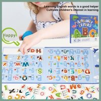 [Wx] Sách bảng chữ cái ic cho bé Chữ cái ABC Học chữ cái Chính tả Du lịch Sách xếp hình giáo dục sớm 3 tuổi trở lên Trẻ mới biết đi Bé trai Bé gái