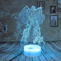 WYXMJ 3D Illusion Lamp Led Night Light Naruto Hinata Hyuga Figure for Kids Girl Bedroom Decoration USB Color Change Battery Naruto Gift-N18