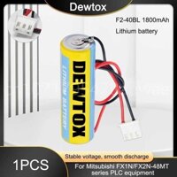 X 1 AA 3.6V 1800Mah F2-40Bl Fx2n/1N PLC Pin Lithium CNC Có Thể Thay Thế Phích Cắm Màu Trắng Er6