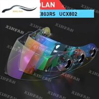 X-803 RS Mũ Bảo Hiểm Tấm Che Cho X-lite X-803 X-803RS UCX802 Mũ Bảo Hiểm Xe Máy Tấm Che Kính Mạ Trong Suốt Bạc Đỏ Ống Kính Thay Thế