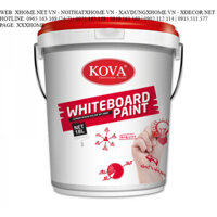 X HOME - KOVA Sơn viết bảng NANO KOVA WHITEBOARD💥NHẬN HÀNG TẠI NHÀ MÁY💥Giao hàng Toàn quốc - Chiết khấu cao - 4 kg