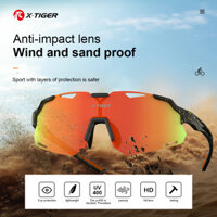 X-tiger Kính râm đi xe đạp mới phân cực Thích hợp cho trẻ em từ 8-14 tuổi Bé gái Kính bé trai Kính râm ngoài trời Kính phân cực đi xe đạp trẻ em cổ điển Kính chống tia cực tím