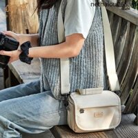 X XBYS Girls Messenger Túi đựng máy ảnh đeo vai di động Túi bảo vệ đơn Micro Thích hợp cho Canon R50G7X2X3 Nikon Z6 Sony A7M4 Fuji XT50 Túi đựng máy ảnh Polaroid elecom