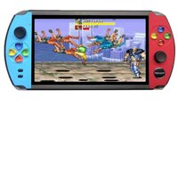 X19 7-inch HD Screen Handheld Portable Video Games Dual Joystick Nostalgic Arcade Game Console Memory with Built-in Games(8GB )