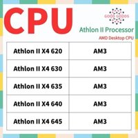 X4 620 X4 630 X4 635 X4 640 X4 645 Bộ xử lý AMD Athlon II Máy tính để bàn CPU AM3 Ổ cắm938