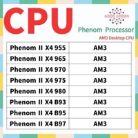 X4 955 X4 965 X4 970 X4 975 X4 980 X4 B93 X4 B95 X4 B97 AMD Phenom II Bộ xử lý CPU để bàn AM3 Ổ cắm938
