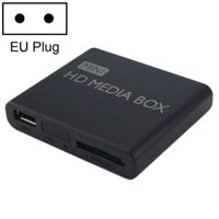 X9 Mini HD HDD Multimedia Player 4K video Vòng USB External Media Player AD Player (EU Cắm)