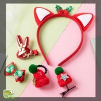 XẢ 🚀 😷 | HOT | | HOT | HIT | set phụ kiện kẹp tóc phụ kiện bờm nơ tóc Giáng sinh Noel _ tuyệt đẹp ... Chuẩn .  O ₆