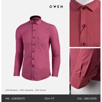 Xả 12.12 10.10 . Áo sơ mi dài tay Owen - Áo sơ mi nam As80807 Cực Đẹp . . . ' ' ' hot * ₛ
