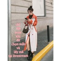 xả áo măng tô cao cấp link chỉ chốt livestream