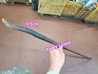 Xà beng cây nạy vỏ lốp móc lốp ô tô-xe máy, Lơ via móc lốp xe , cạy vỏ thép dày 105cm