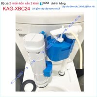 Xả bồn cầu 2 nhấn Linax chính hãng KAG-XBC24, Xả bàn cầu C306, C504, C702 nhấn xả êm, hiệu suất tốt