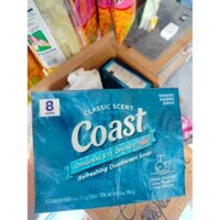 Xà Bông Coast Cục Chính Hãng Mỹ (1 Lốc 8 Cục)