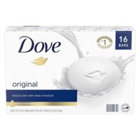 Xà bông cục siêu dưỡng ẩm mịn da Dove Original [Mỹ] - Lốc 16 cục