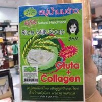 xà bông gạo rice milk soap Thái Lan lốc 12 cục