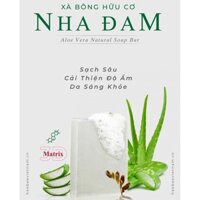 Xà Bông Rửa Mặt Hữu Cơ Nha Đam Heebee Dưỡng Ẩm, Chống Lão Hóa  Aloe Vera Natural Soap Bar 100gr