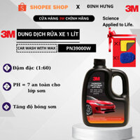 Xà Bông Rửa Xe Và Làm Bóng 3M- 3M Car Wash With Wax PN39000W-DH 3M Autocare.