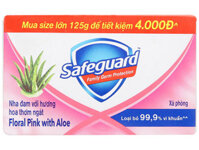 Xà bông Safeguard nha đam với hương hoa thơm ngát 125g