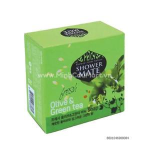 Xà bông Shower Mate Olive & Green Tea 100g