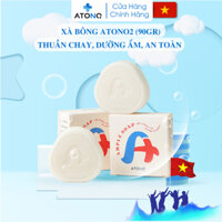 Xà Bông Tắm Cho Bé Sơ Sinh, Thành Phần Thuần Chay An Toàn, Làm Sạch Sâu, Dưỡng Ẩm Vượt Trội 90gr - ATONO2 HÀN QUỐC
