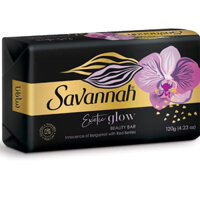 Xà Bông Tắm Hương Nước Hoa Trắng Da, Giảm Mụn Dubai Savannah Luxuriuous Body Bar Soap Pack 120g - Hương cam Bergamot
