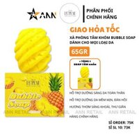 Xà Bông Tắm Trắng Body Khóm Bubble Soap 65g Le Peau – Combo 2 (1 Khóm + Tặng 1 Khóm)