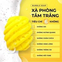 Xà bông tắm trắng Bubble Soap FYEO, xà phòng tẩy da chết dưỡng ẩm da 65g