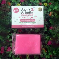 Xà Bông Tắm Trắng Da Venut White Alpha Arbutin Collagen Soap 80g Thái Lan