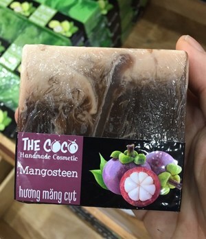 Xà bông hương măng cụt Saboo Natural Soap - Mangosteen