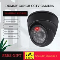 Xà Cừ Giả Camera Quan Sát Đen/trắng Có Đèn Led Màu Đỏ Nhấp Nháy Giám Sát Hệ Thống An Ninh Camera Giả Chạy Bằng Pin 3aa