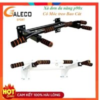 Xà đơn đa năng Wall Pull Up Bar P90X(Loại Xịn) cải tiến với 6 mút tay cầm+móc treo bao cát +Thanh ngang chân xà chắc
