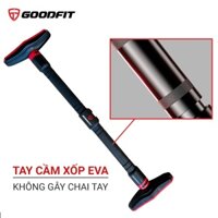 Xà đơn gắn cửa, treo tường thép chịu lực có thước thăng bằng GoodFit GF201PU (model 2021)