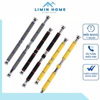 Xà đơn treo tường cao cấp, Xà gắn cửa có chốt chống xoay 2022 Inox chịu lực điều chỉnh kích thước đa năng
