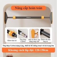 Xà đơn treo tường FED-DG 002  Thép carbon 1.5mm - 120-150cm