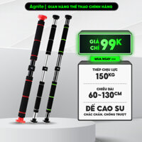 Xà đơn treo tường gắn cửa Agnite - Thanh xà đơn gắn tường đa năng tập gym nhiều cỡ từ 60-130cm - thép chịu lực tốt