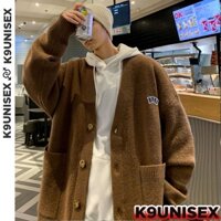 [XẢ - GIẢM SỐC] Áo len cardigan nam form rộng, áo khoác len nam cardigan form rộng Hàn Quốc B614