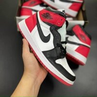 [XẢ] Giày Jordan 1 Retro High, Giày thể thao JD1 Đen Đỏ Cao Cổ Nam Nữ Cao Cấp Full Box Bill size 36-43