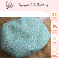 (Xả hàng) ☀️ Tấm Ga Chun Bọc Đệm (Nệm) Được Trần Bông Siêu Dày Dặn Giá Cực Rẻ Mẫu Lá Tre (Từ 1M6->2M2)